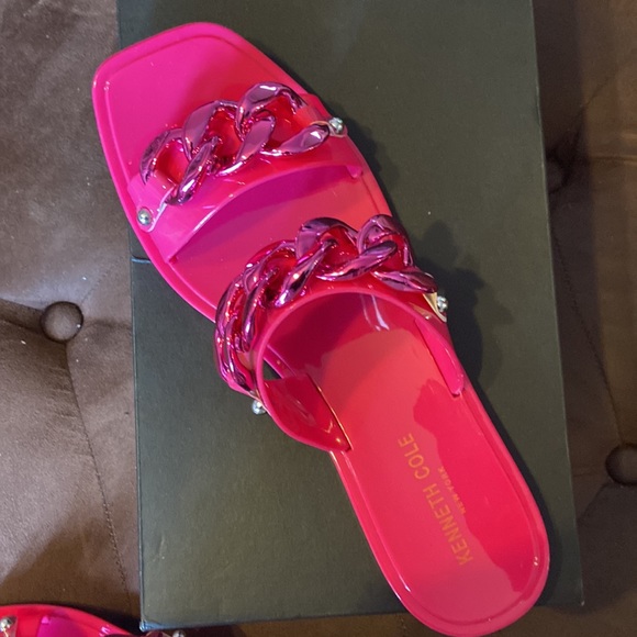 Kenneth Cole Naveen Chain Jelly Slides - Picture 5 of 5